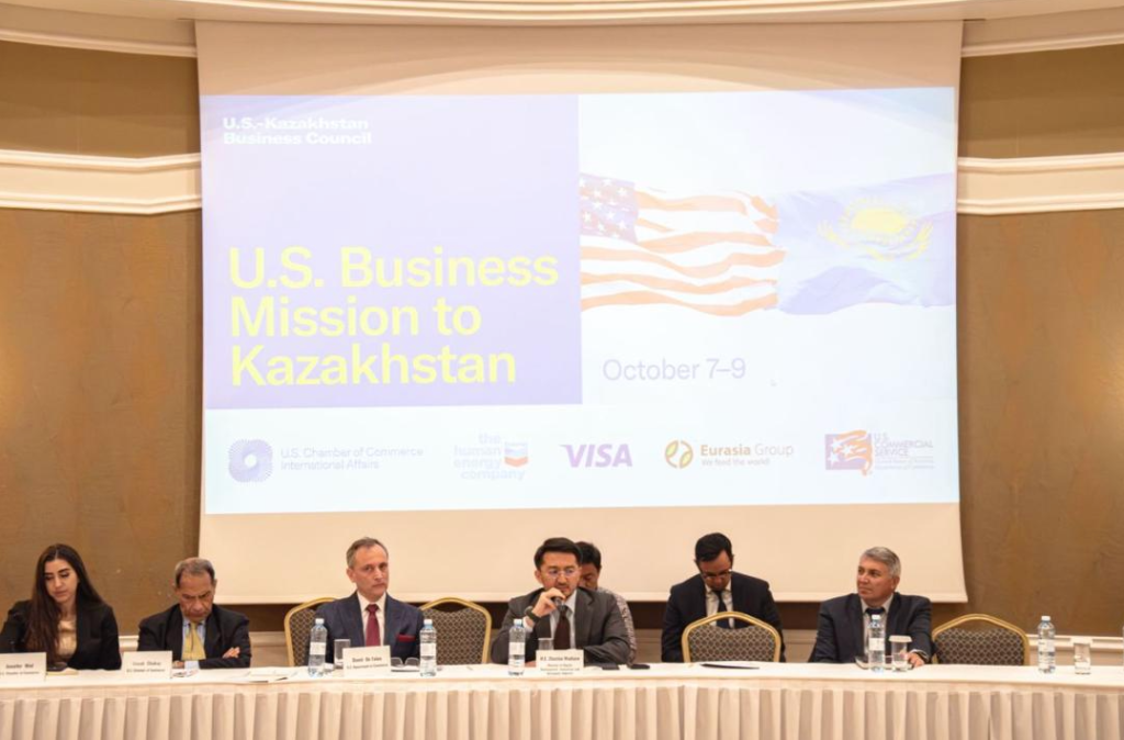 Kazakhstan’s meetings with the US Chamber of Commerce and US tech firms