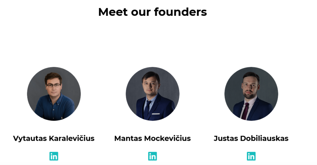 Bankera’s three founders