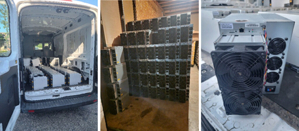 LAPD Arrests Man With Stolen Bitcoin Miners in Van