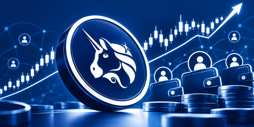 Uniswap Price Eyes $50 as UNI Tests $9.50 Resistance Amid Strong Wallet Activity